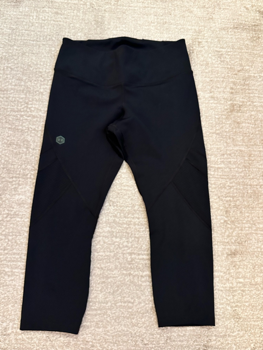 Under Armour Black Capris with Subtle Logo